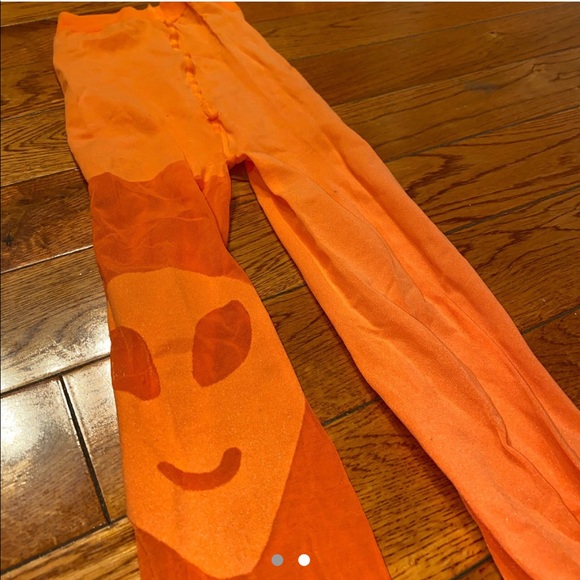 Maison Soksi Orange Alien Luxury Tights 